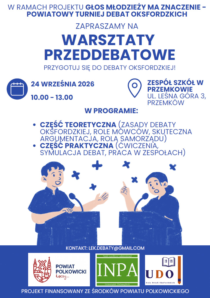 Warsztaty plakat